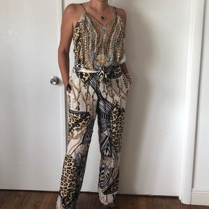 100% silk jumpsuit Australian designer - Inoa